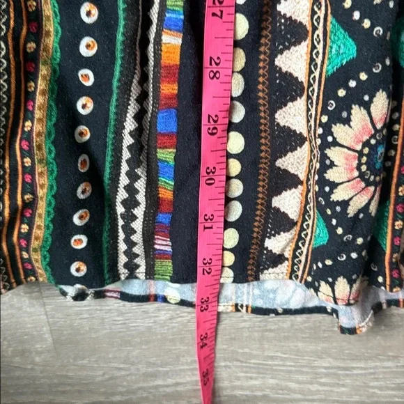 Farm Rio for Anthropologie Carlotta abstract patterned long-sleeve dress XS - Picture 11 of 11